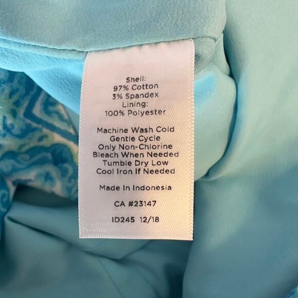 Talbots Petites Geometric Print Skirt Size 16P NWOT Resort Summer Preppy - Picture 5 of 6